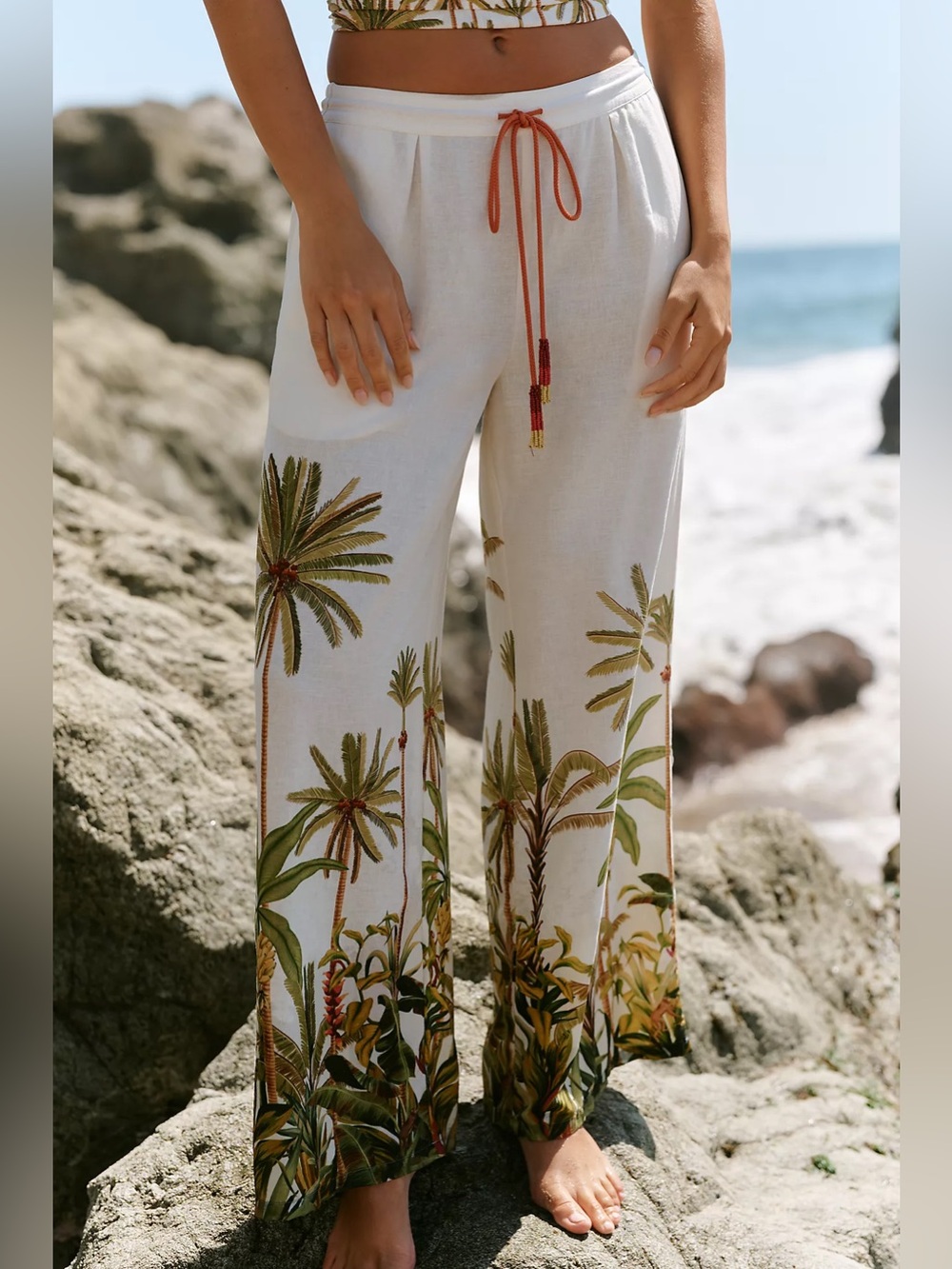 Farm Rio x Anthropologie Drawstring Pants
